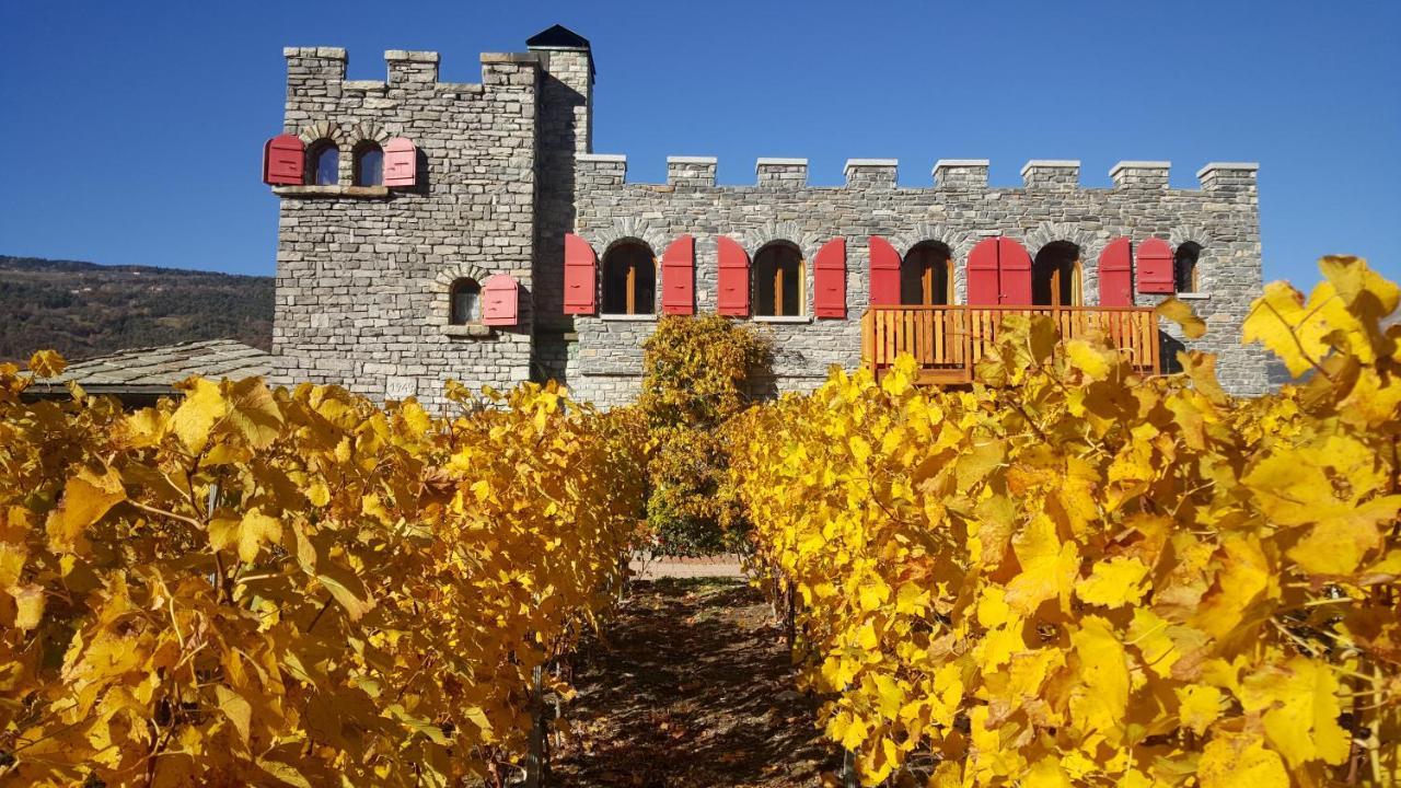 Castel De Daval Bed & Breakfast Sierre ภายนอก รูปภาพ
