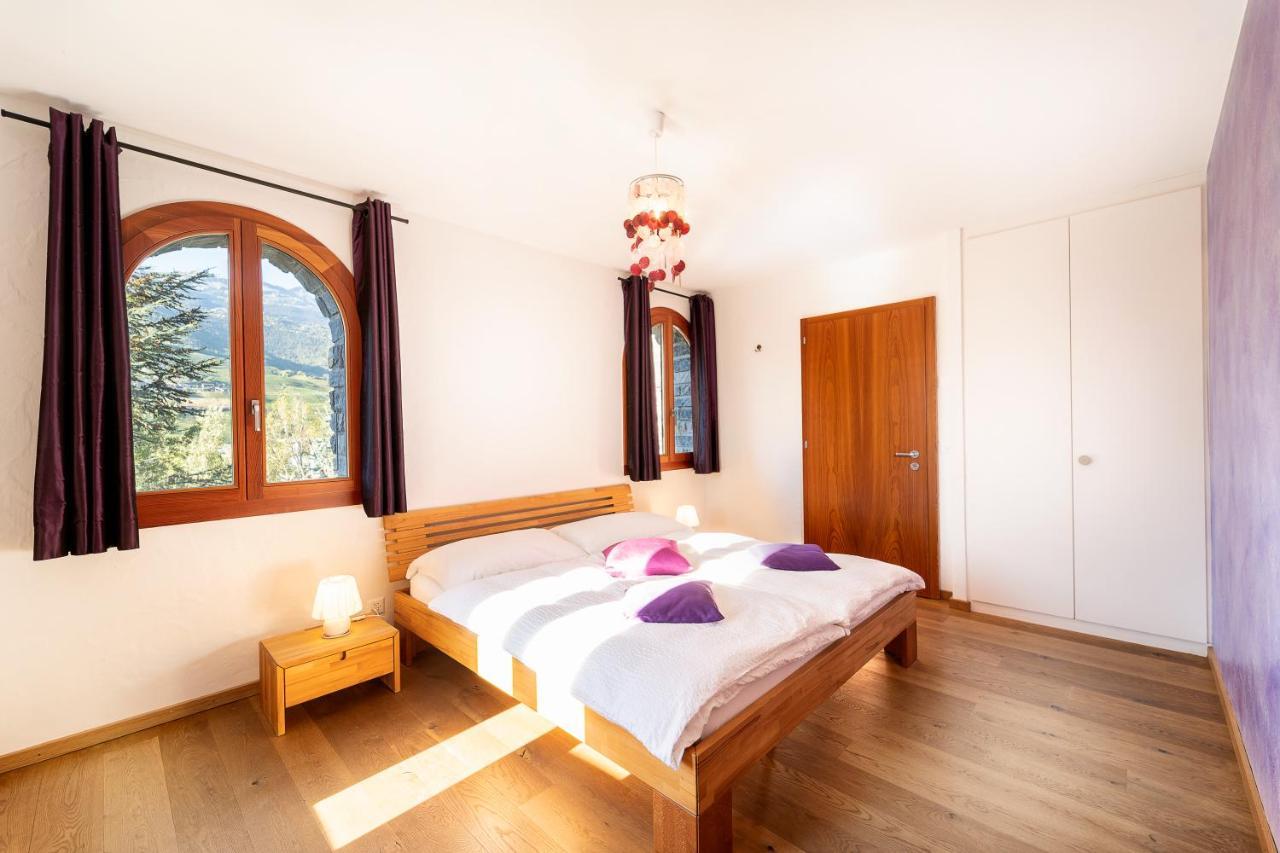 Castel De Daval Bed & Breakfast Sierre ภายนอก รูปภาพ